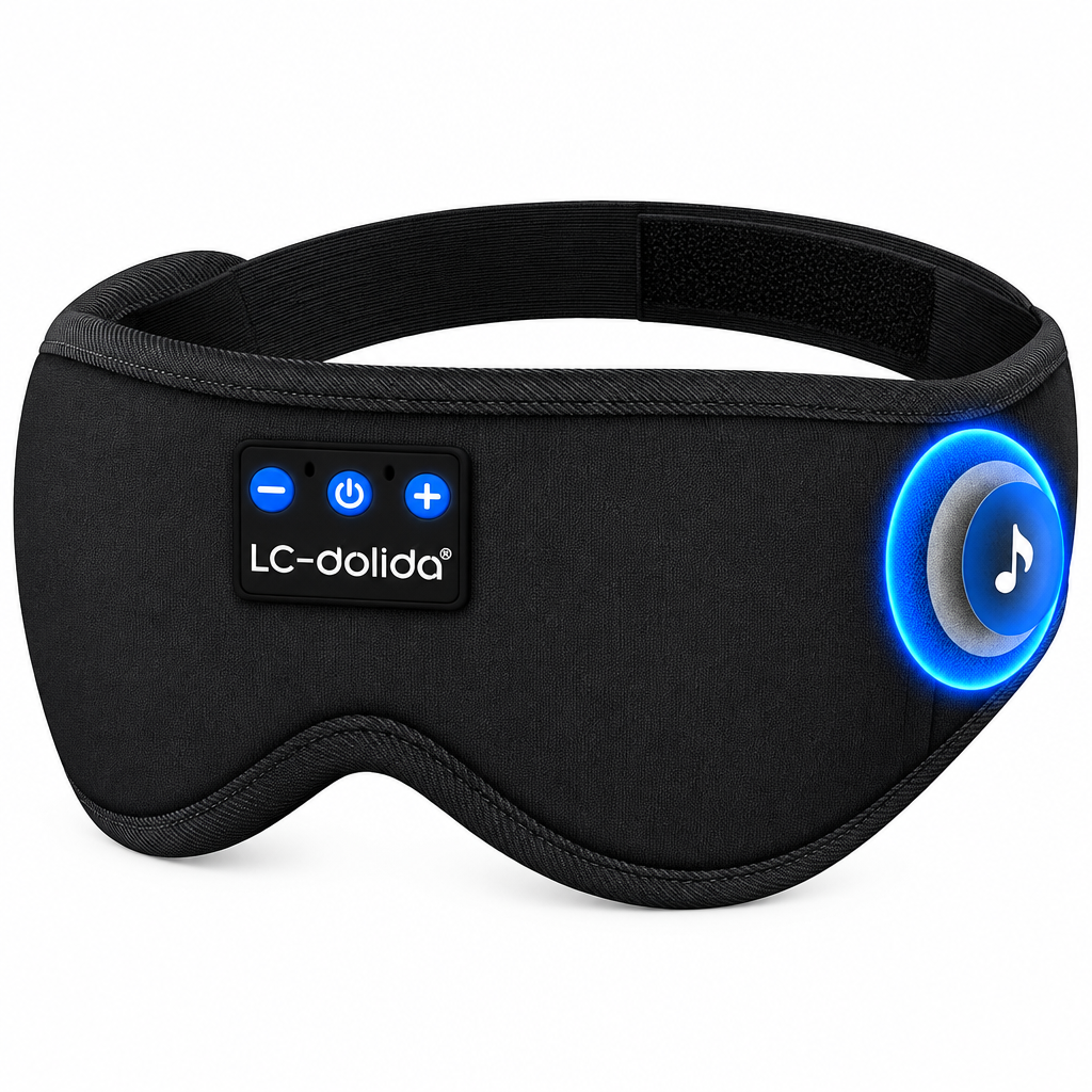 Bluetooth Sleep Mask with Built-In Speakers