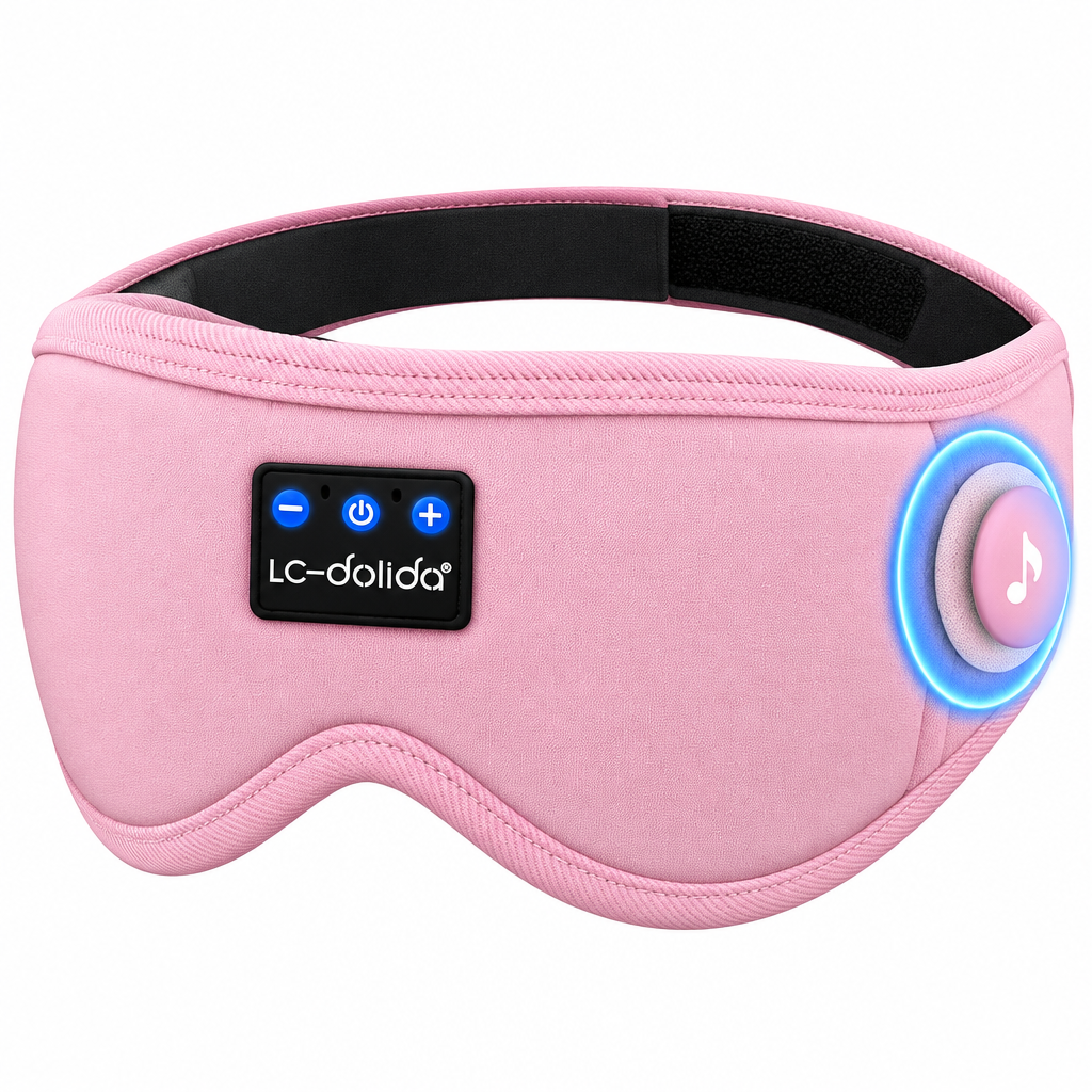 Bluetooth Sleep Mask with Built-In Speakers